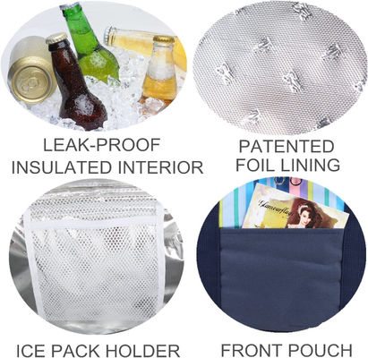 25L Insulated Cooler Bags Collapsible Soft Insulated Picnic Bag