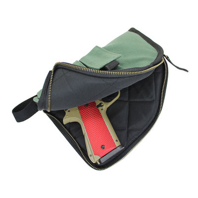 Canvas Pistol Rug With 3 Mag Pocket For Range Shooting