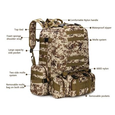 Military Tactical Backpack Large Army 3 Day Assault Pack Molle Bag Backpacks